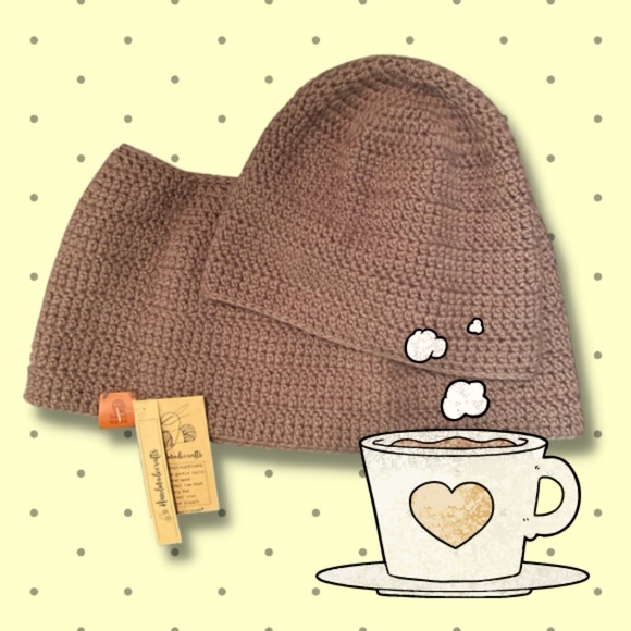 Nutmeg Spice Hat and Cowl Set (Crochet) - Picture 4 of 5